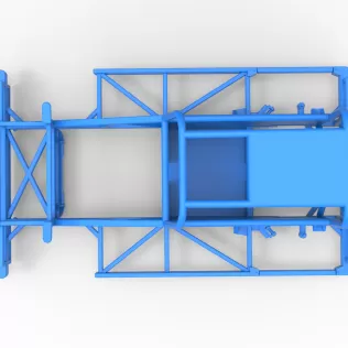 Frame of New Zealand Ministock car Scale 1:25 - Model thumbnail 9