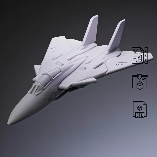F-14 Fighter Jet #RoZ - Model preview 2