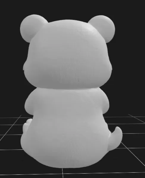 Teddy Bear Holding a Gift Basket - Model preview 4