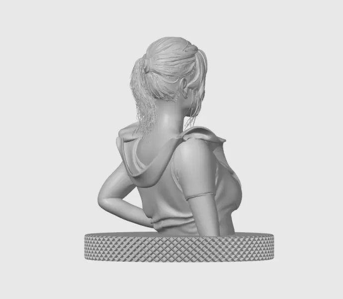 Kristen Bell 3D Bust Print - Model preview 8