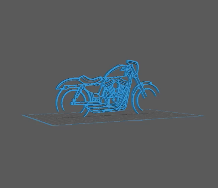 Triumph - Bonneville Bobber Wall Art - Model preview 2