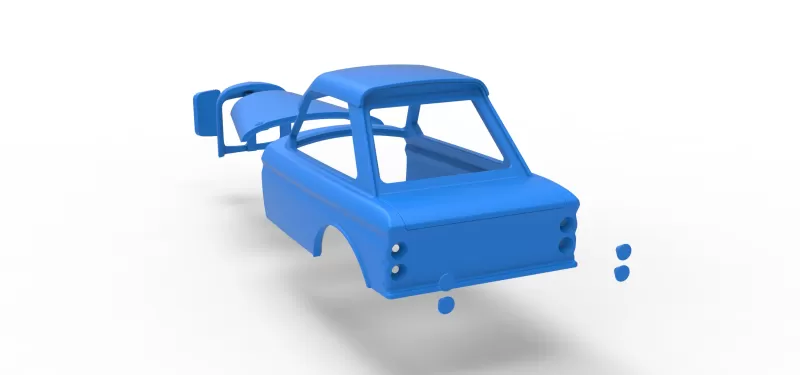 Shell of New Zealand Vintage Stock car Scale 1:25 - Model preview 20