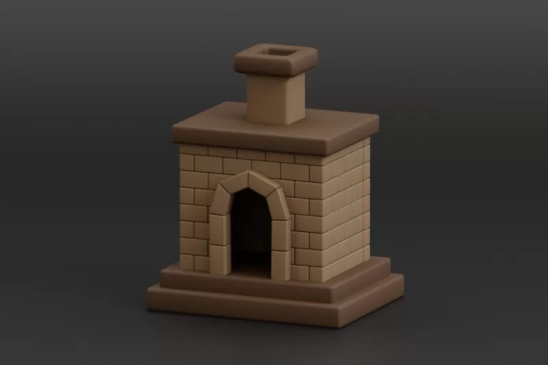 Fireplace - Model preview 2