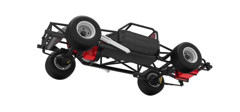 Vintage Semi-Late Model Stock Car Base Scale 1:25 - Model preview 3