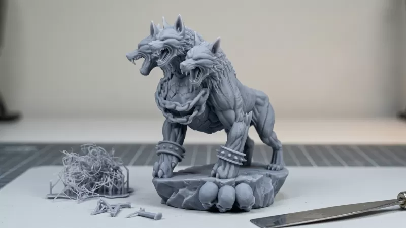 Cerberus Three-Headed Hellhound #RoZ - Model preview 12