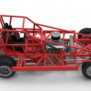 BriSCA Formula 1 Stock Car Base for Dirt Version 2 Scale 1:25 - Model thumbnail 23