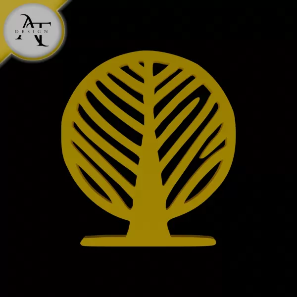Simple Tree Symbol - 2D Art - Model preview 1