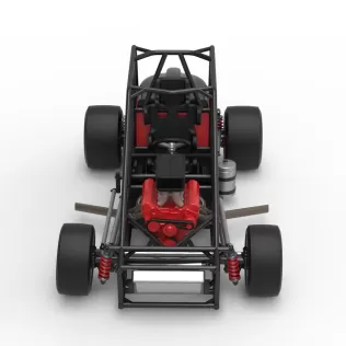 Experimental Pavement Silver Crown Car Base Scale 1:25 - Model thumbnail 7