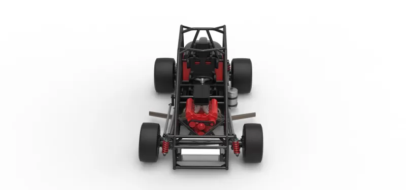 Experimental Pavement Silver Crown Car Base Scale 1:25 - Model preview 7