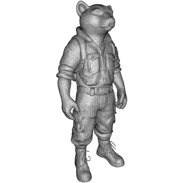 Anthro & Creature Character Collection – Kitbash + High-Poly 3D - Model preview 3