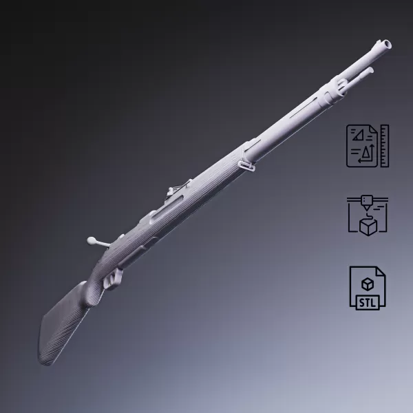 Gewehr 98 Bolt-Action Rifle #RoZ - Model preview 8