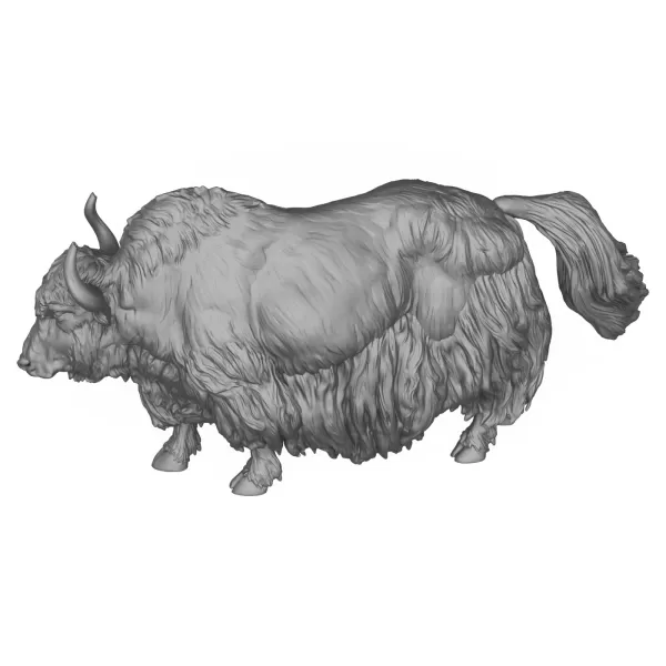 3D Printable Yak Animal - Model preview 6