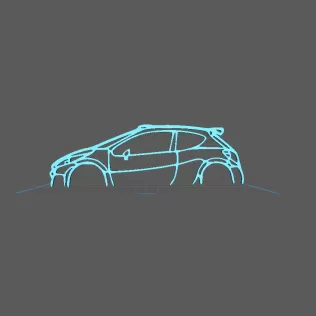 Peugeot - 207 S2000 Wall Art