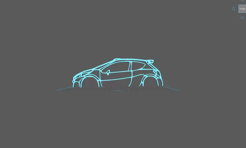 Peugeot - 207 S2000 Wall Art - Model preview 2