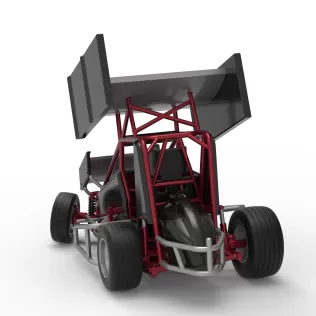 New Zealand Minisprint while turning Scale 1:25 - Model thumbnail 14