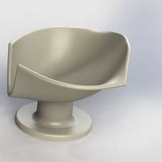 Self-Draining Soap Dish with Water Channel - Model thumbnail 12