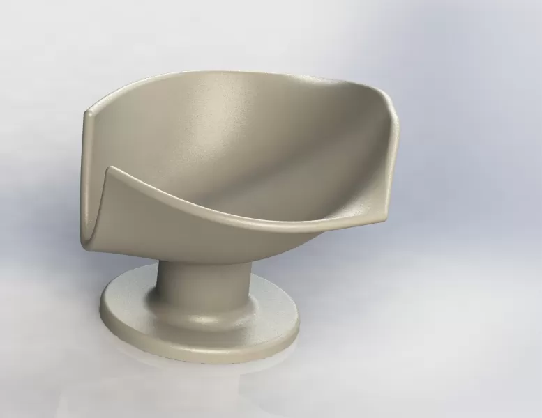 Self-Draining Soap Dish with Water Channel - Model preview 12