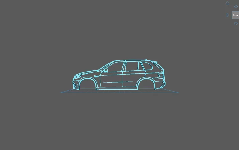 BMW - X5 M E80 2010 Wall Art - Model preview 1