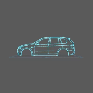 BMW - X5 M E80 2010 Wall Art