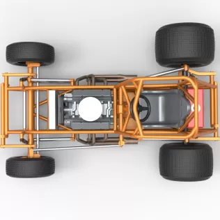 Vintage Sprint car Base Version 2 Scale 1:25 - Model thumbnail 11