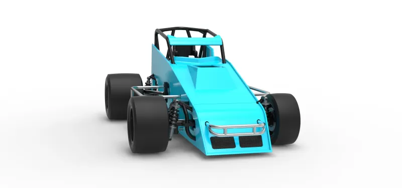 Pavement Sprint car Version 2 Scale 1:25 - Model preview 26