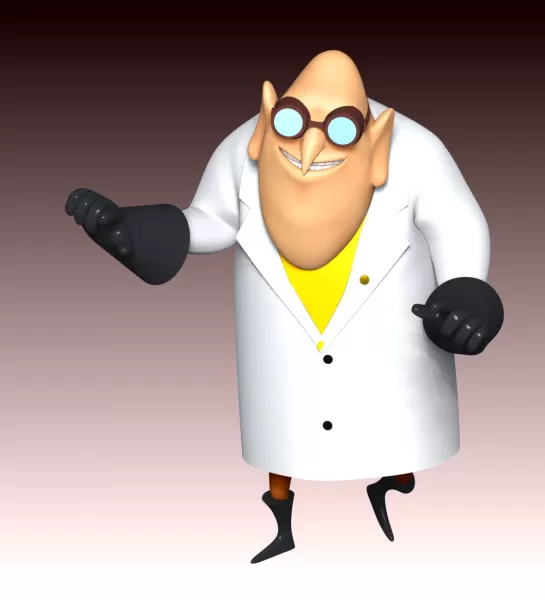 Dr. Nefario - Despicable Me - Model preview 6