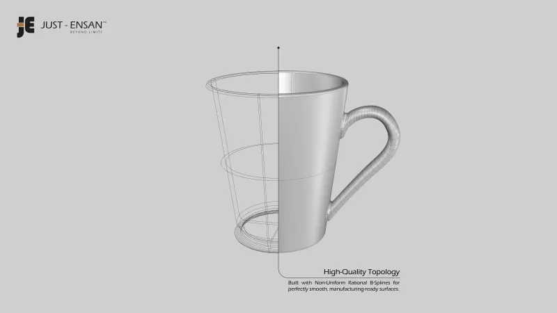 Porcelain Mug - Model preview 1