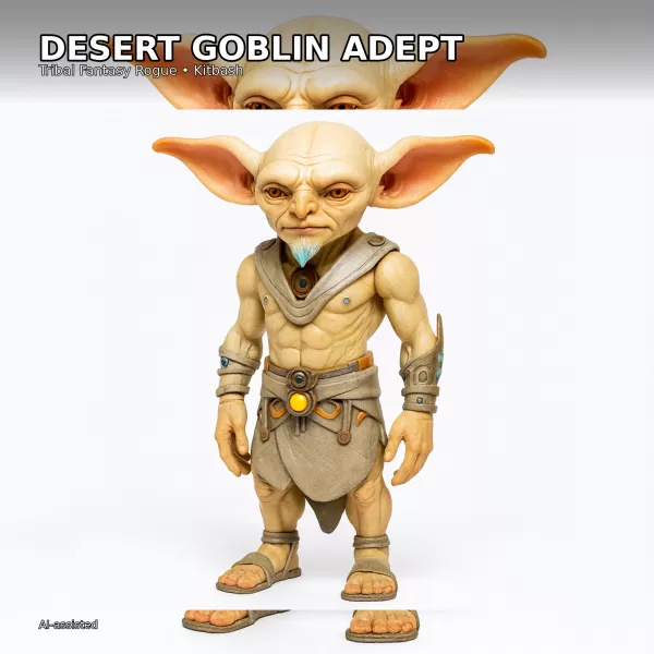 Alien & Fantasy Character Pack (10) — High-Poly Kitbash Bundle - Model preview 10