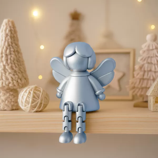 Flexi Angel Figure | Guardian Angel Christmas Decor - Model preview 2