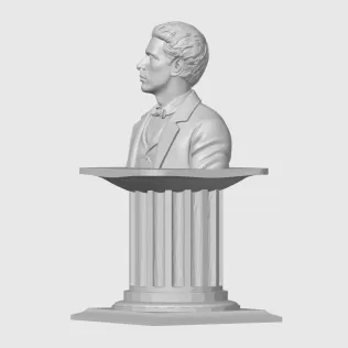 Vasil Levski 3d STL (Васил Левски) - Model thumbnail 2