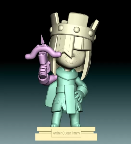 Archer Queen Penny - Model preview 11