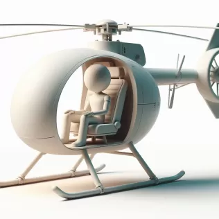 Decorative Helicopter 3D Printable Model