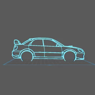 Subaru - Impreza WRX Wall Art