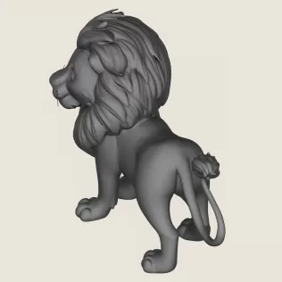 The Lion King Print Ready 3D Model