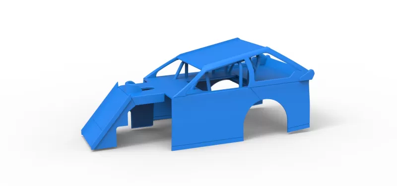 Shell of Mod Lite Race car Version 2 Scale 1:25 - Model preview 1