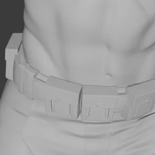 MORTAL KOMBAT 3 - JAX - Model thumbnail 3