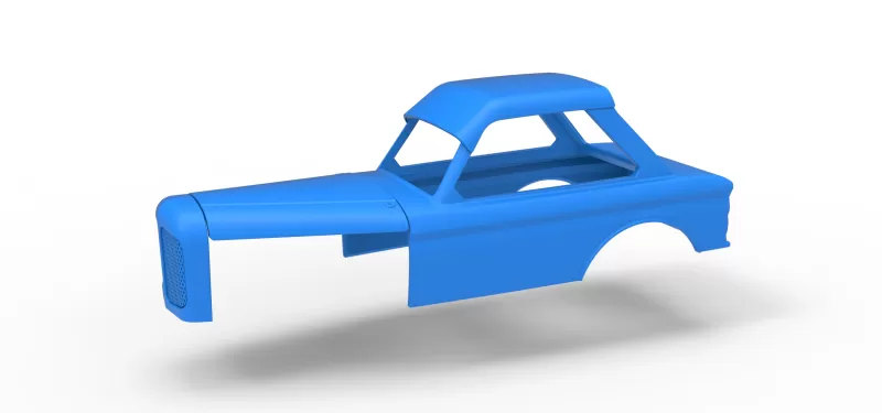 Shell of New Zealand Vintage Stock car Scale 1:25 - Model preview 1