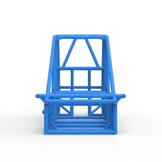 Frame of Experimental Pavement Silver Crown Car Scale 1:25 - Model thumbnail 5