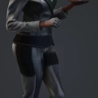 Frau mit dunklen haaren - Model thumbnail 2