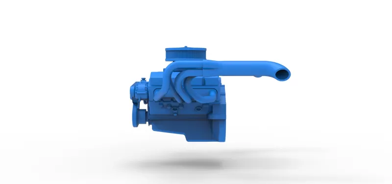 Engine of New Zealand Vintage Stock car Scale 1:25 - Model preview 8