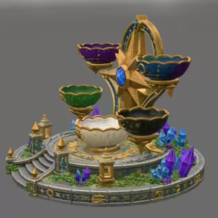 Astral Constellation Offering Sanctuary STL File for 3D Print - Model thumbnail 10