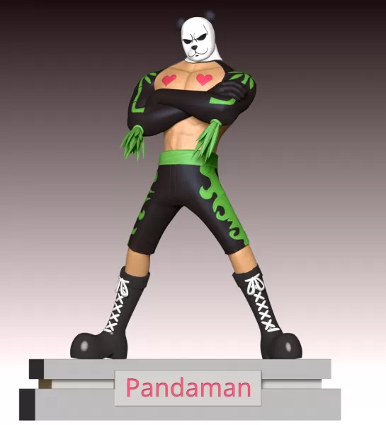 Pandaman - One Piece - Model preview 2