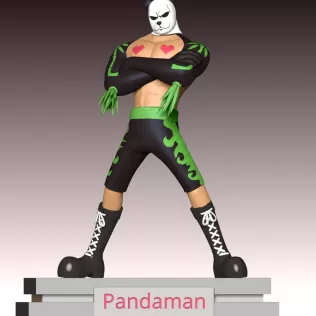 Pandaman - One Piece - Model thumbnail 2