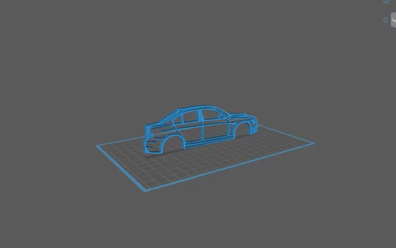 BMW - M3 E90 2008 Wall Art - Model preview 2