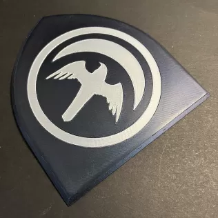 Game of Thrones Sigil of House Arryn Coaster - Model thumbnail 3