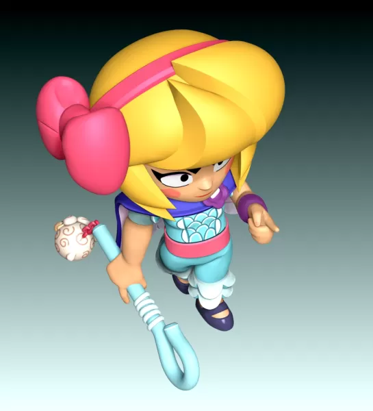 Bo Peep Bibi - Brawl Stars - Model preview 6