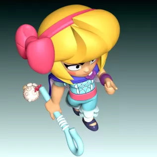 Bo Peep Bibi - Brawl Stars - Model thumbnail 6