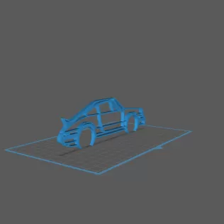Porsche - Carrera 2.7 RS Wall Art - Model thumbnail 1