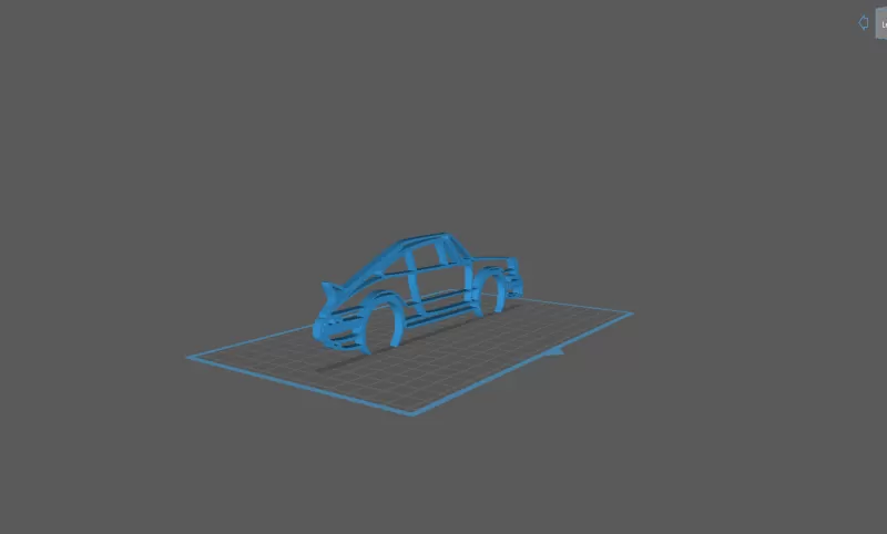 Porsche - Carrera 2.7 RS Wall Art - Model preview 1