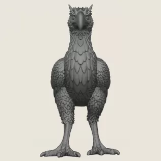 Dinosaur Monster Bird Print Ready 3D Model - Model thumbnail 3